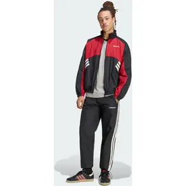 adidas Munich 93 Tracktop Herren Schwarz/Rot XXL