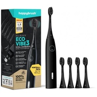 happybrush ECO VIBE 3 Starterkit - Elektrische Zahnbürste - schwarz