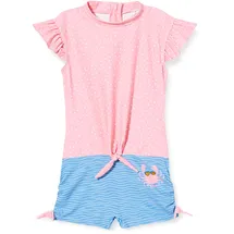 Playshoes Badeanzug Krebs, in Rosa/ Hellblau | Gr.: 74/80