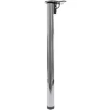 Mendler Tischbein HWC-H34 72 cm Silber/Weiß