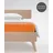 Jersey 90 x 200 - 100 x 220 cm orange