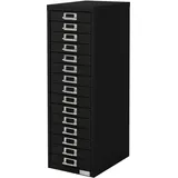 ML-Design Aktenschrank 28x38x87 cm Schwarz