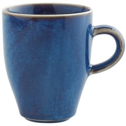 Kahla Becher Homestyle Kaffeebecher 0,32 l, Porzellan, Handglasiert, Made in Germany blau