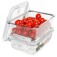 classbach Frischhaltedose transparent 1,04 l 2-teiliges Set