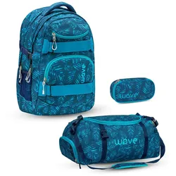 Rucksack Infinity Tasche Schulrucksack Set Jungle Vibe Kinder Ranzen
