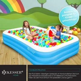 Kesser Aufblasbarer Pool 305 x 183 x 56 cm Hellblau