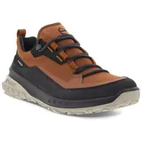 ECCO Wanderschuhe ULT-TRN Low (wasserdicht, Nubukleder) schwarz/orange Herren