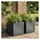 ethick Quadratischer Blumentopf 38 x 38 x 31 cm Anthrazit