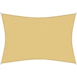 sunprotect 83487 Professional Sonnensegel, 3,5 x 2,5 m, Rechteck, wind- & wasserdurchlässig, beige