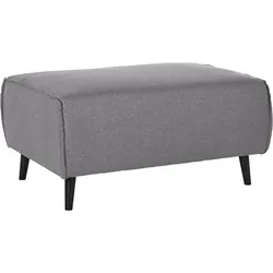 Hocker DOMO COLLECTION "Amora", grau (hellgrau), B:97cm H:47cm T:66cm, Hocker, Polsterhocker, mit Federkern