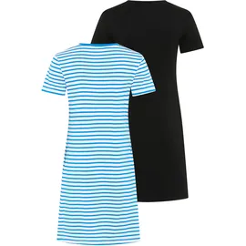 KangaROOS Shirtkleid Blau/Schwarz 44/46
