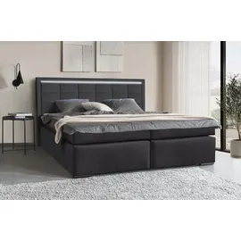 Collection AB Boxspringbett »30 Jahre Jubiläums-Modell Athena« in H2,H3 & H4, wahlweise mit LED-Leiste, schwarz,