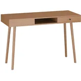 [en.casa] Schreibtisch Habo Dunkler Holzton