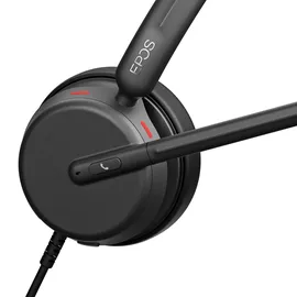 epos IMPACT 460T Stereo-Headset - MS-Teams-Version, USB-C/-A, EPOS ActiveGard®-Technologie, Einseitiges Busylight, Lift-to-Mute Funktion, Stummschalt-LED am Mikrofon