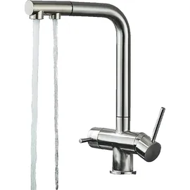klarwerk Felix 3 Wege Filterarmatur Silber