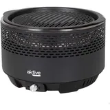 Aktive Rauchfreier Rundgrill schwarz