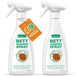 Anti Bettwanzen Spray - Bettwanzenspray: 2 x 500 ml