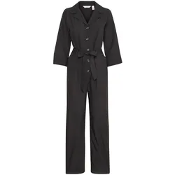 Jumpsuit B.YOUNG "Jumpsuit BYMMMIDDE JUMPSUIT -", Damen, Gr. 36, N-Gr, schwarz, Obermaterial: 100% Polyester PES., normal, Overalls