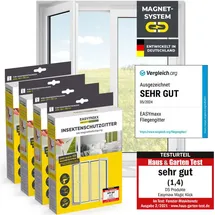 EasyMaxx Insektenschutz Fenster 150 x 150 cm Weiß