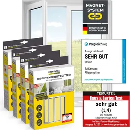EasyMaxx Insektenschutz Fenster 150 x 150 cm Weiß