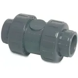 Poolomio PVC Rückschlagventil, federbelastet, 50mm