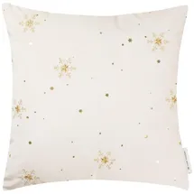 Tom Tailor Kissenbezug Sparkling Stars 38 x 38 cm Weiß