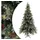 vidaXL Weihnachtsbaum mit Beleuchtung Grün/Weiß 225 cm