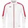 Polyesterjacke Weiß/Rot 128