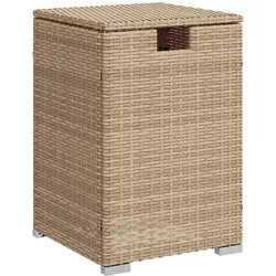vidaXL Propan-Tank-Verstecktisch Beige 40x40x60 cm Poly Rattan