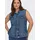ONLY CARMAKOMA Trenchcoat-Weste in Medium Blue Denim, | Gr.: 46