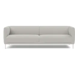 Fredericia Konami Sofa 2,5-Sitzer, brushed steel / loop 32