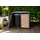 Westmann Mülltonnenbox für 2 Tonnen 2 x 240 l 132 x 80 x 116 cm anthrazit/holzoptik