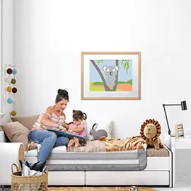 Dreambaby Bettschutzgitter Nicole 150 cm x 50 cm Grau