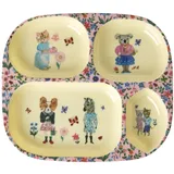 Rice Kinderteller mit 4er Einteilung Nathalie Lété Print