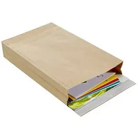 Flexipak classic eco ca. DIN D4 ohne Fenster natur mit 5,0 cm Falte, 500 St.