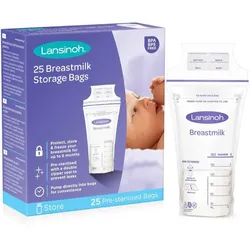 Lansinoh Breastfeeding Breastmilk Storage Bags Beutel zum Aufbewahren von Muttermilch 25 St.