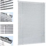 Sekey Aluminium-Jalousie 110 x 130 cm Silber