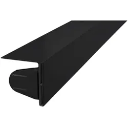 Ersatzkassette 186 cm breit in Schwarz für Ersatzrollen Duschrollo von KS Handel 24