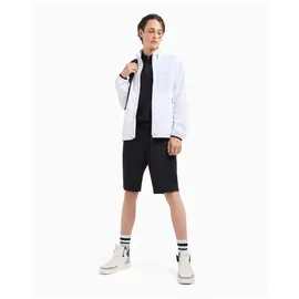 Armani Exchange A|X Armani Exchange für Herren. 8NZS42ZN1RZ1200 Schwarze Satin-Stretch-Bermuda-Shorts (28), Lässig, Baumwolle