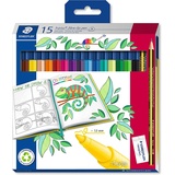Staedtler Fasermaler triplus color 15er Promopack
