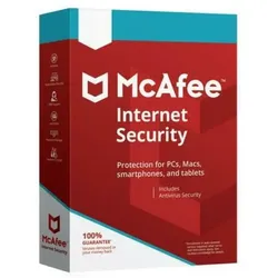 McAfee Internet Security (1 Jahr / 3 Geräte) Neueste Version + kostenlose Updates