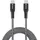 Sandberg USB-C 2 m Schwarz