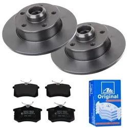 ATE Bremsensatz, Scheibenbremse hinten rechts links voll 226mm für SEAT VAG 1E0698451D 1E0698451C 1E0698451E 1420-22453