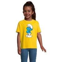 Blondie & Brownie T-Shirt »Kinder Schlaubi Schlumpf Schlümpfe Schlumpfine« gelb