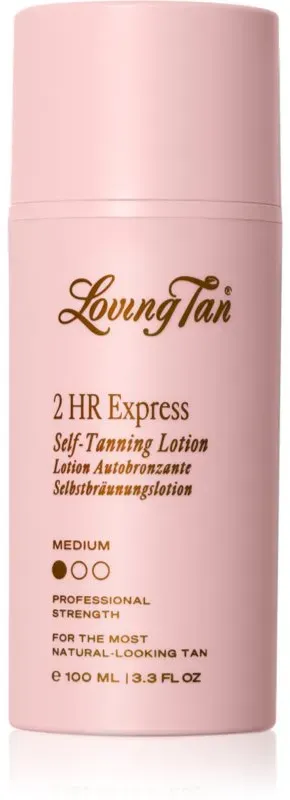 Loving Tan 2 HR Express feuchtigkeitsspendende Selbstbräunermilch Farbton Medium 100 ml