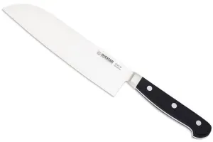 Giesser Santoku Kochmesser, geschmiedet, Ideal zum Schneiden und Trennen von Obst und Gemüsen, 1 Stück, Klingenlänge: 18 cm