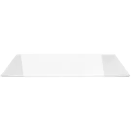 ECOfoxx Funkenschutzplatte Glasbodenplatte Rechteck 120 x 50 cm Weiß