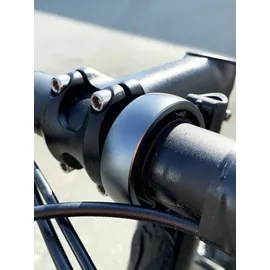 Knog Oi Classic Large Fahrradklingel 23,8-31,8 mm schwarz/grau