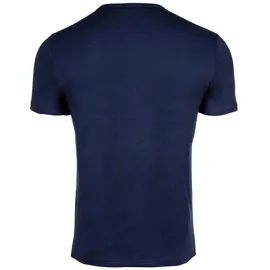 Emporio Armani Herren T-Shirt, 2er Pack - ENDURANCE, Rundhals, Regular Fit, Stretch Cotton Beige/Blau L