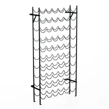 Homcom Weinregal 63 x 20,5 x 118 cm Schwarz